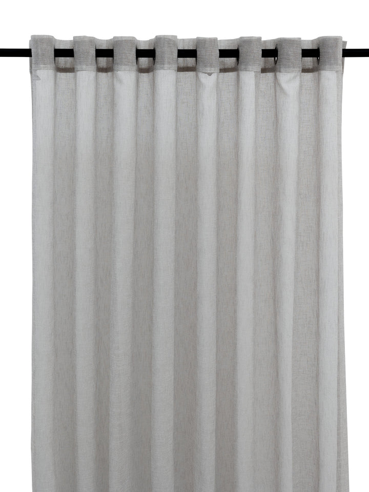 Author Ready Made Unlined Extra Length Curtain in Graphite