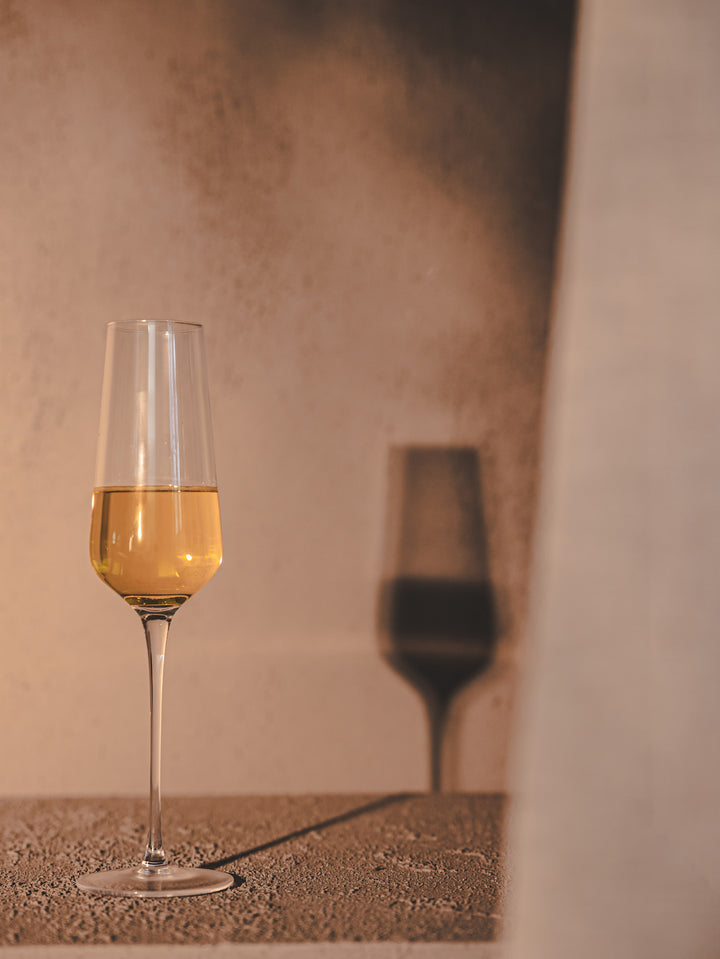 Celebration Champagne Glass Set of 4 in Clear