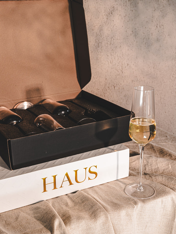 Celebration Champagne Glass Set of 4 in Clear