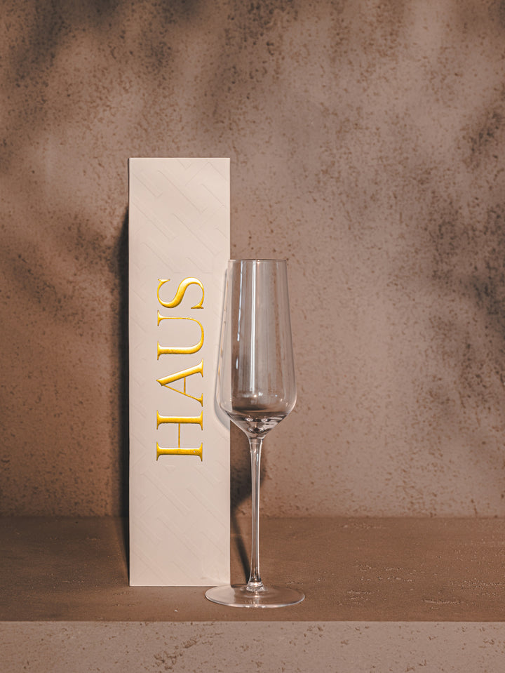 Celebration Champagne Glass Set of 4 in Clear