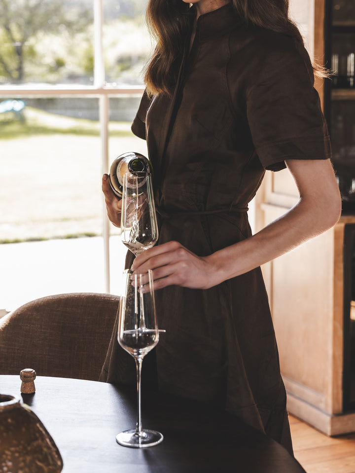 Celebration Champagne Glass Set of 4 in Clear