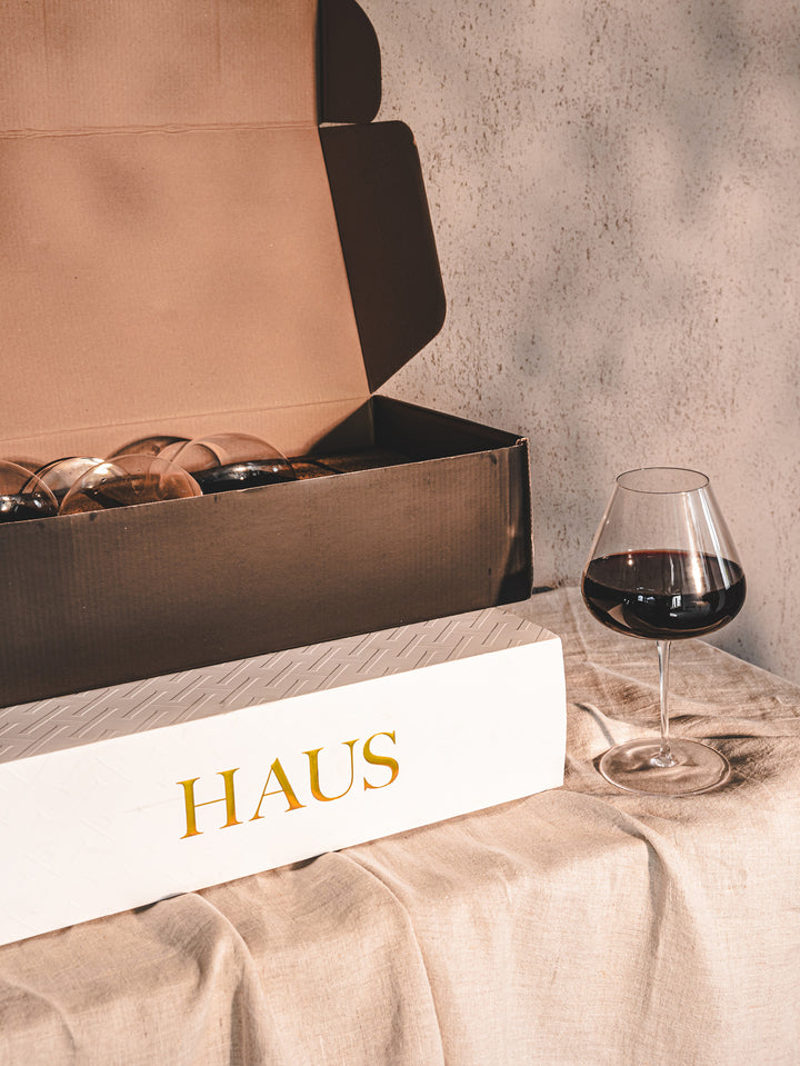 Celebration Red Wine Glass Set of 4 in Clear