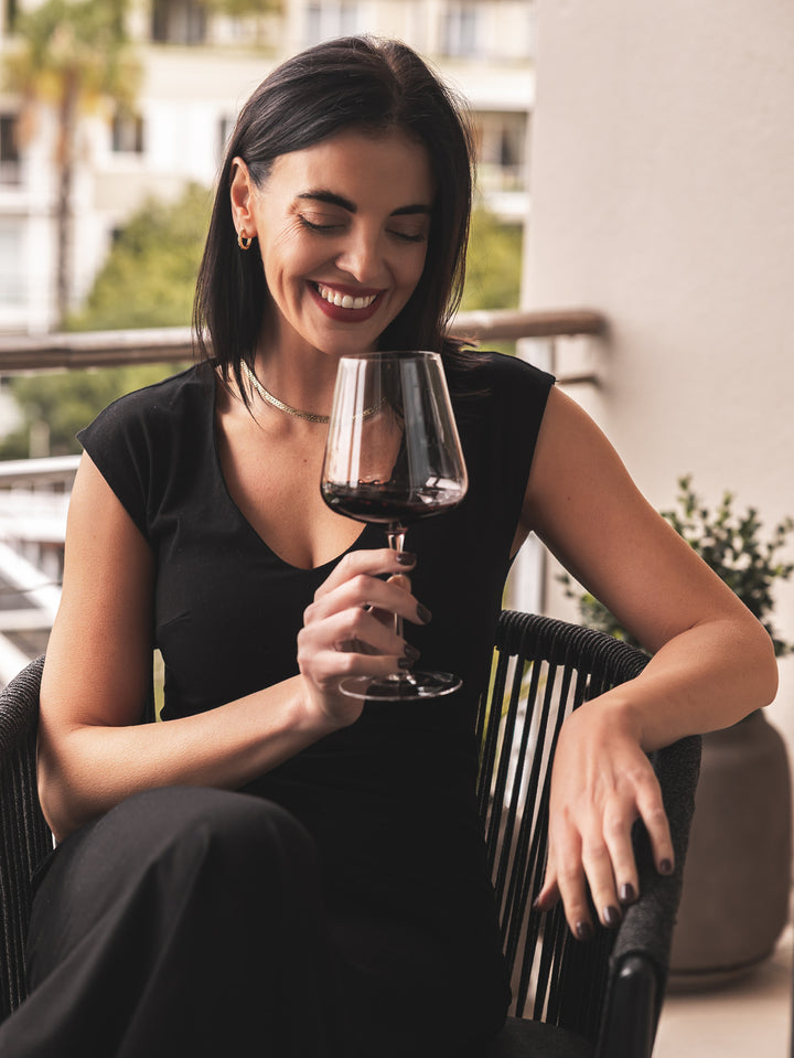 Celebration Red Wine Glass Set of 4 in Clear