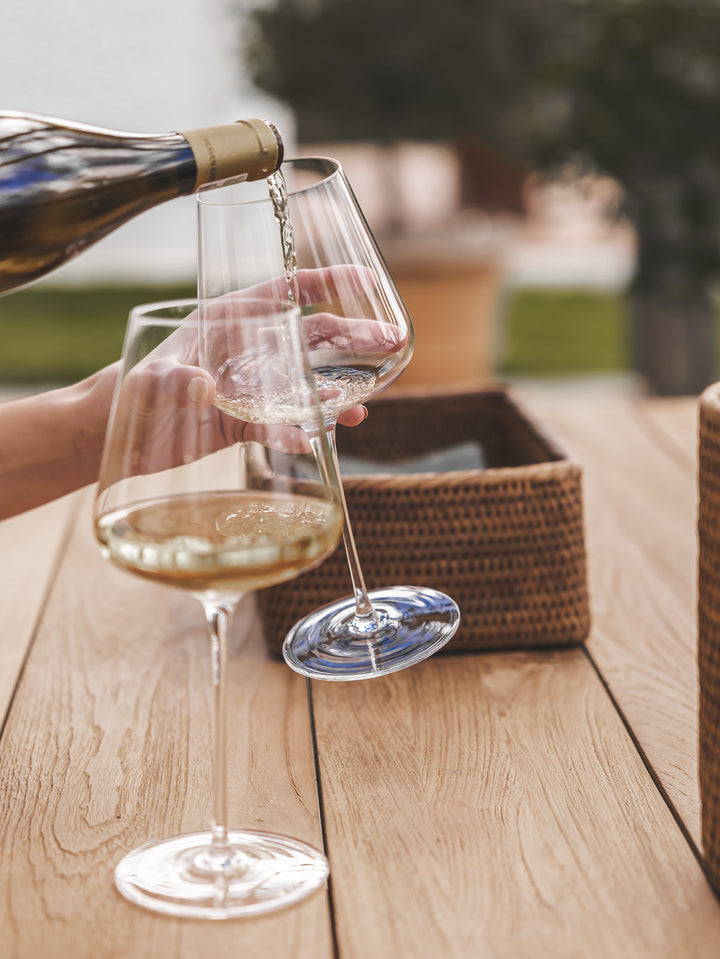 Celebration White Wine Glass Set of 4 in Clear