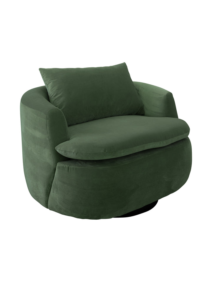 Ce La Vie Swivel Chair in Forest