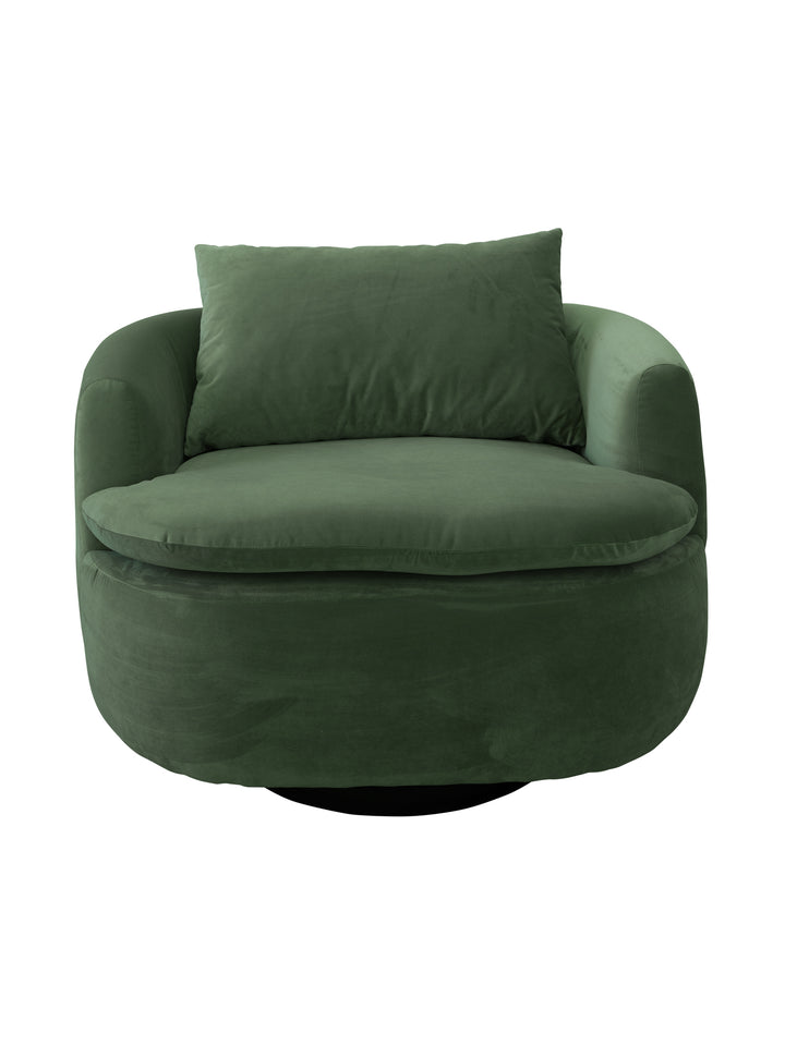 Ce La Vie Swivel Chair in Forest