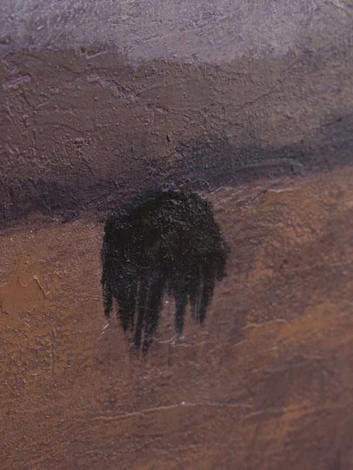 Dusk on the Plains Wall Art in Sunset
