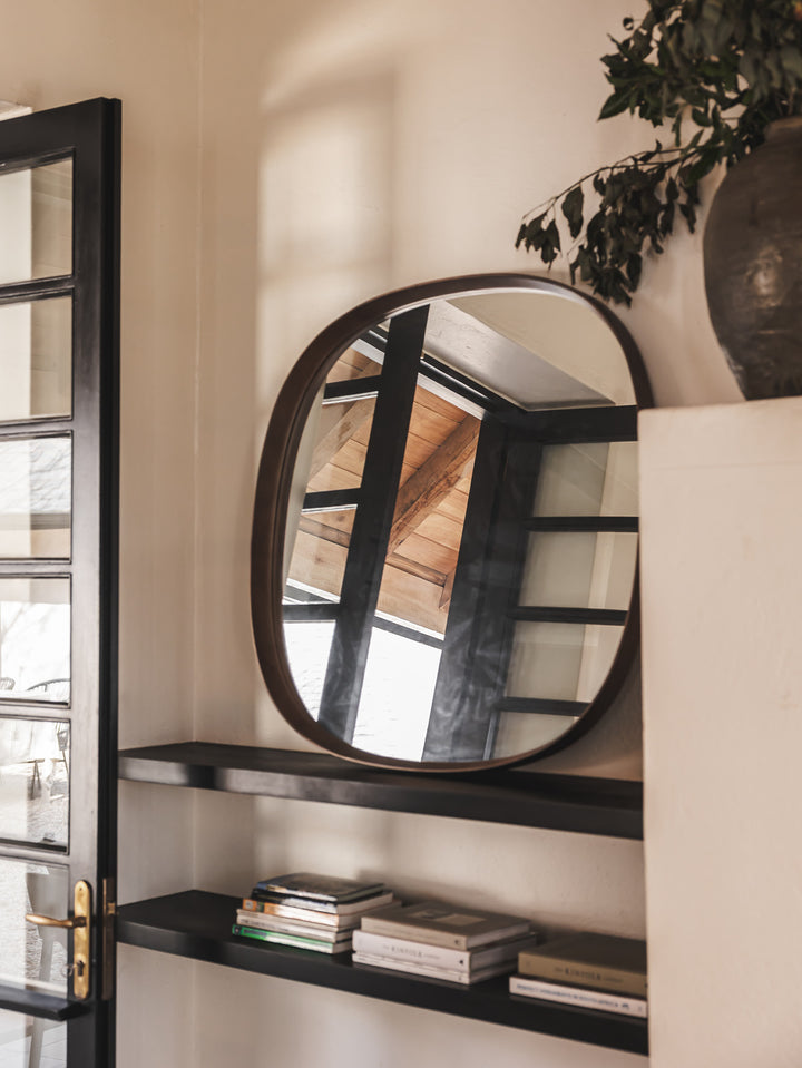 Ethan Oak Mirror