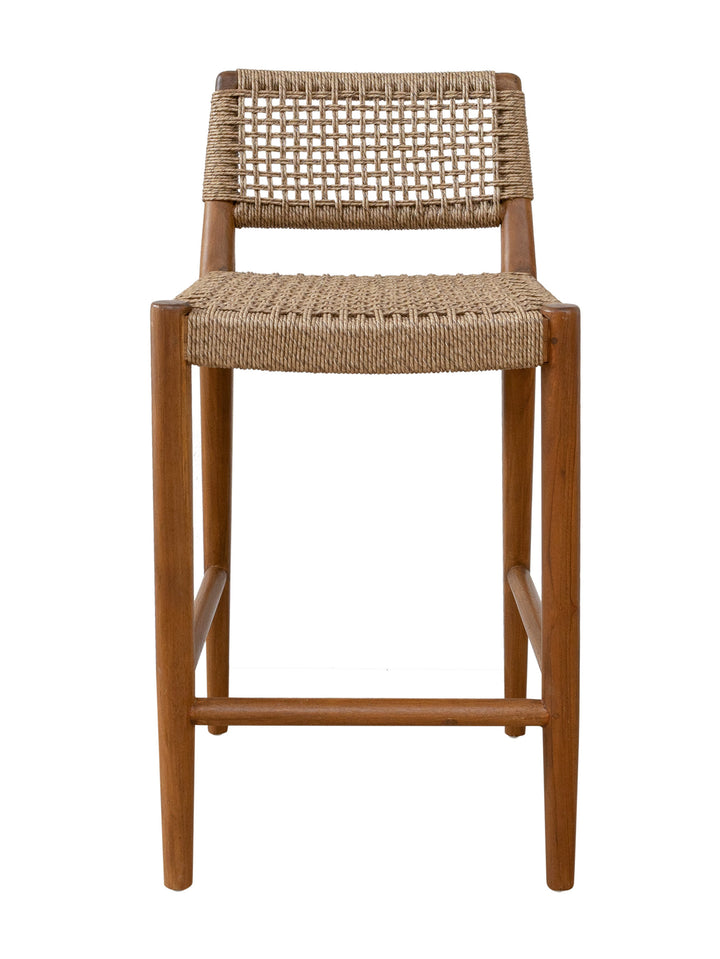 Goa Teak Counter Chair in Bark