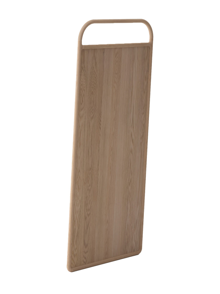 Imperial Oak Floor Mirror in Natura