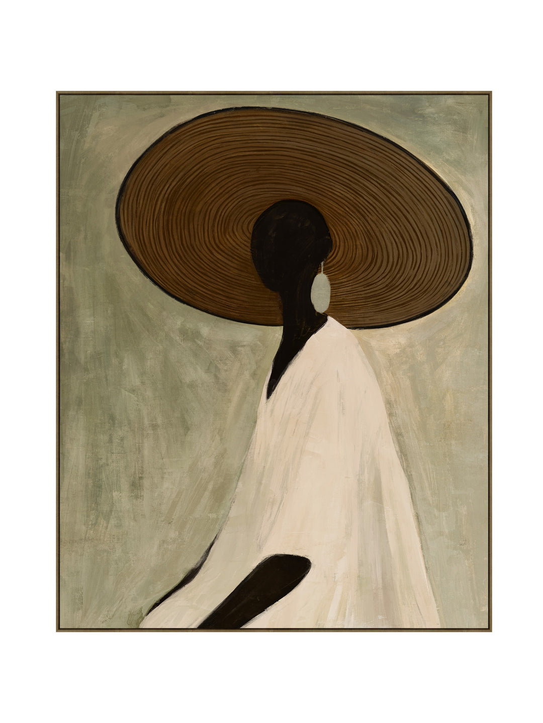 Lady of Leisure Wall Art in Minty Breeze