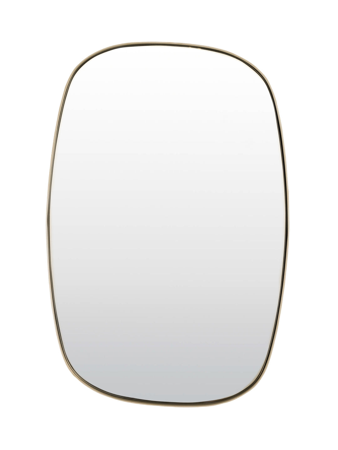 Idro Mirror in Antique Brass