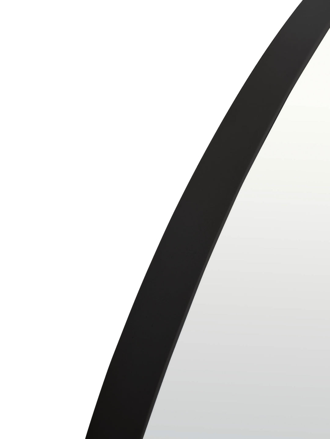 Molveno Mirror in Matte Black