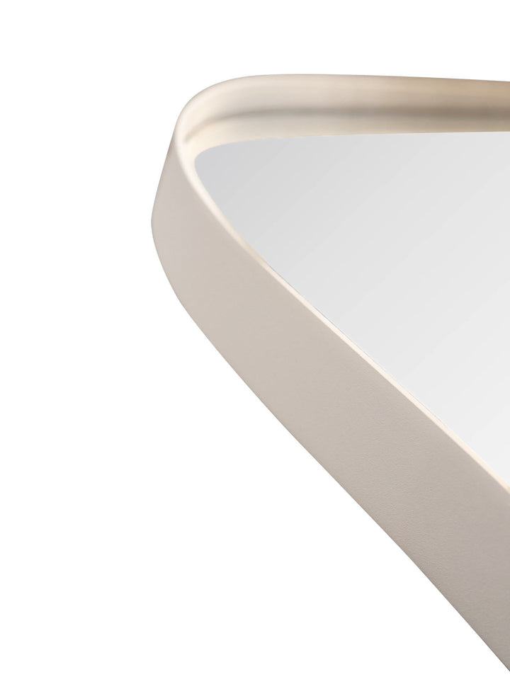 Varese Mirror in Matte Crema