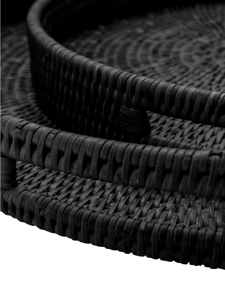 Laventure Round Tray in Noire