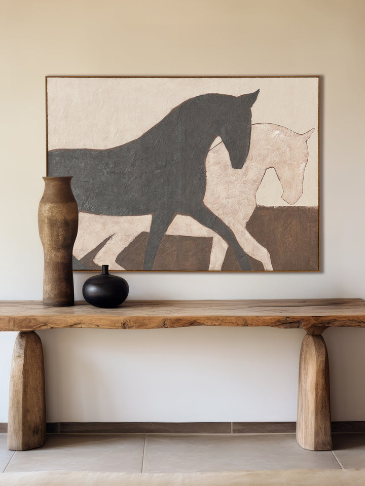 Majestic Spirits Wall Art in Smoky Cremello