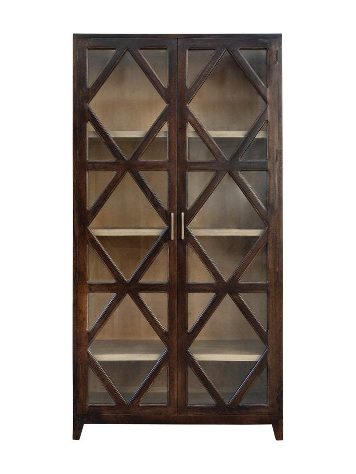 Meadow Lane Display Cabinet in Coco