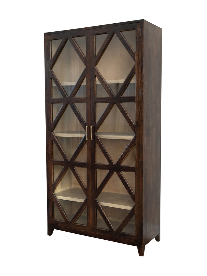 Meadow Lane Display Cabinet in Coco