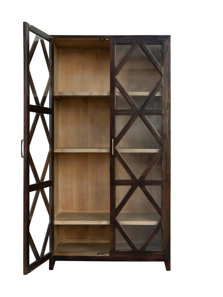 Meadow Lane Display Cabinet in Coco