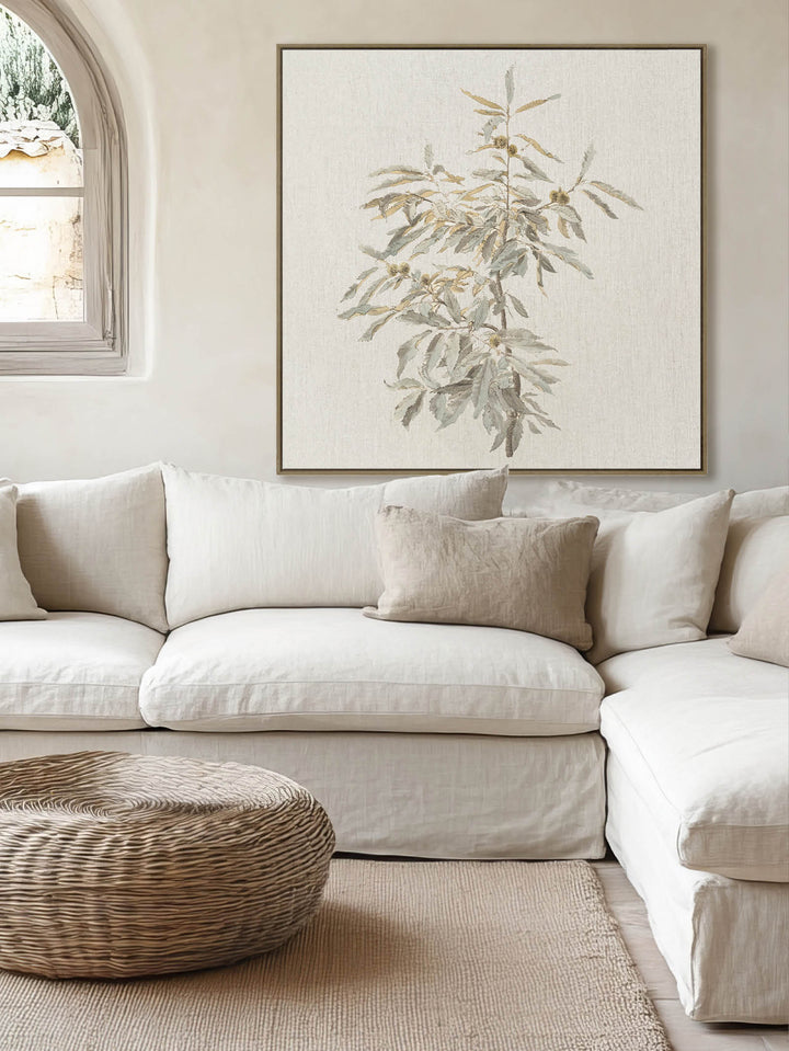 Olivine Wall Art in Dusty Green