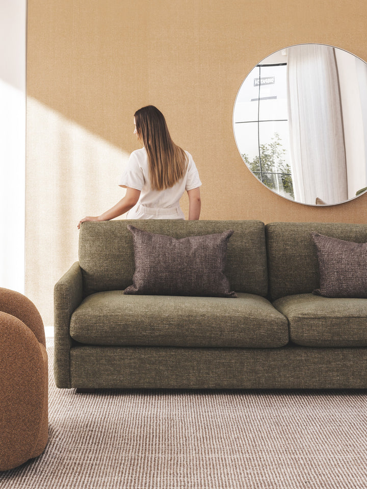 Orta Mirror in Matte Crema