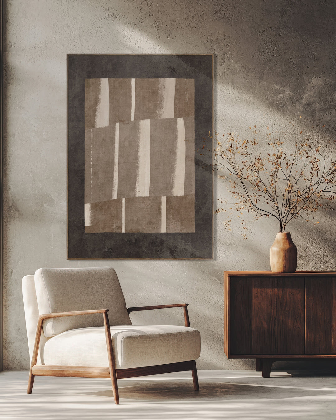 Overlay Wall Art in Hazel Cream