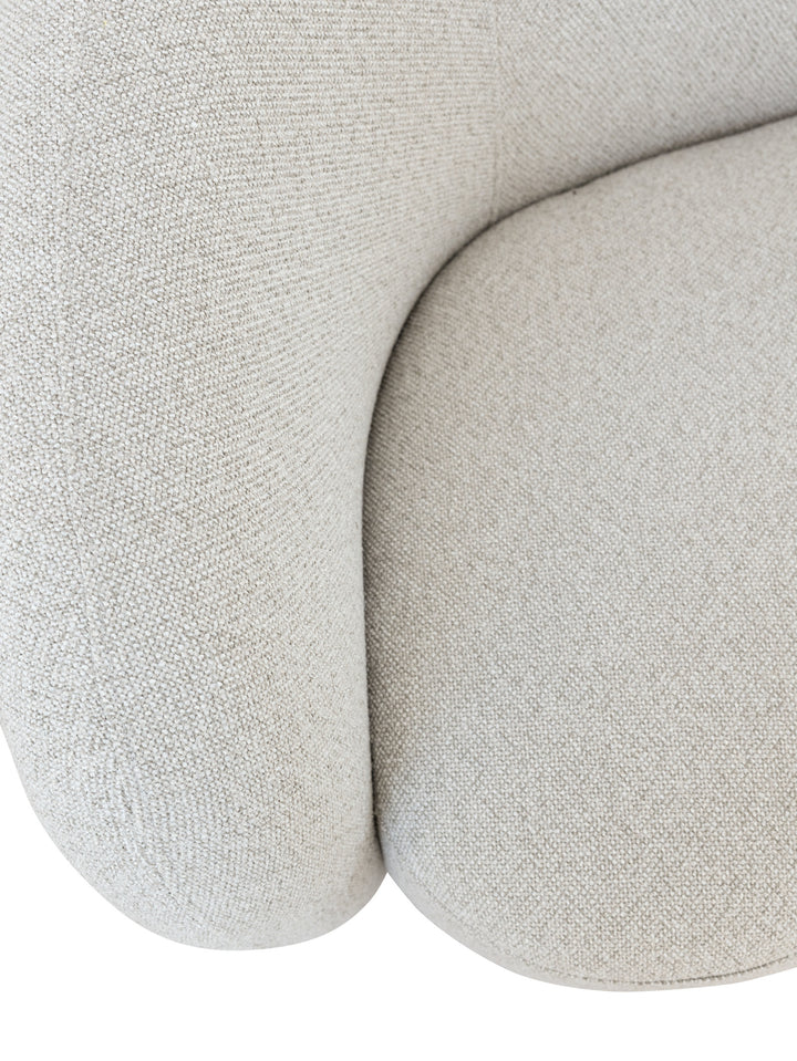 Prague Sofa 3-Seater in Comet Stone