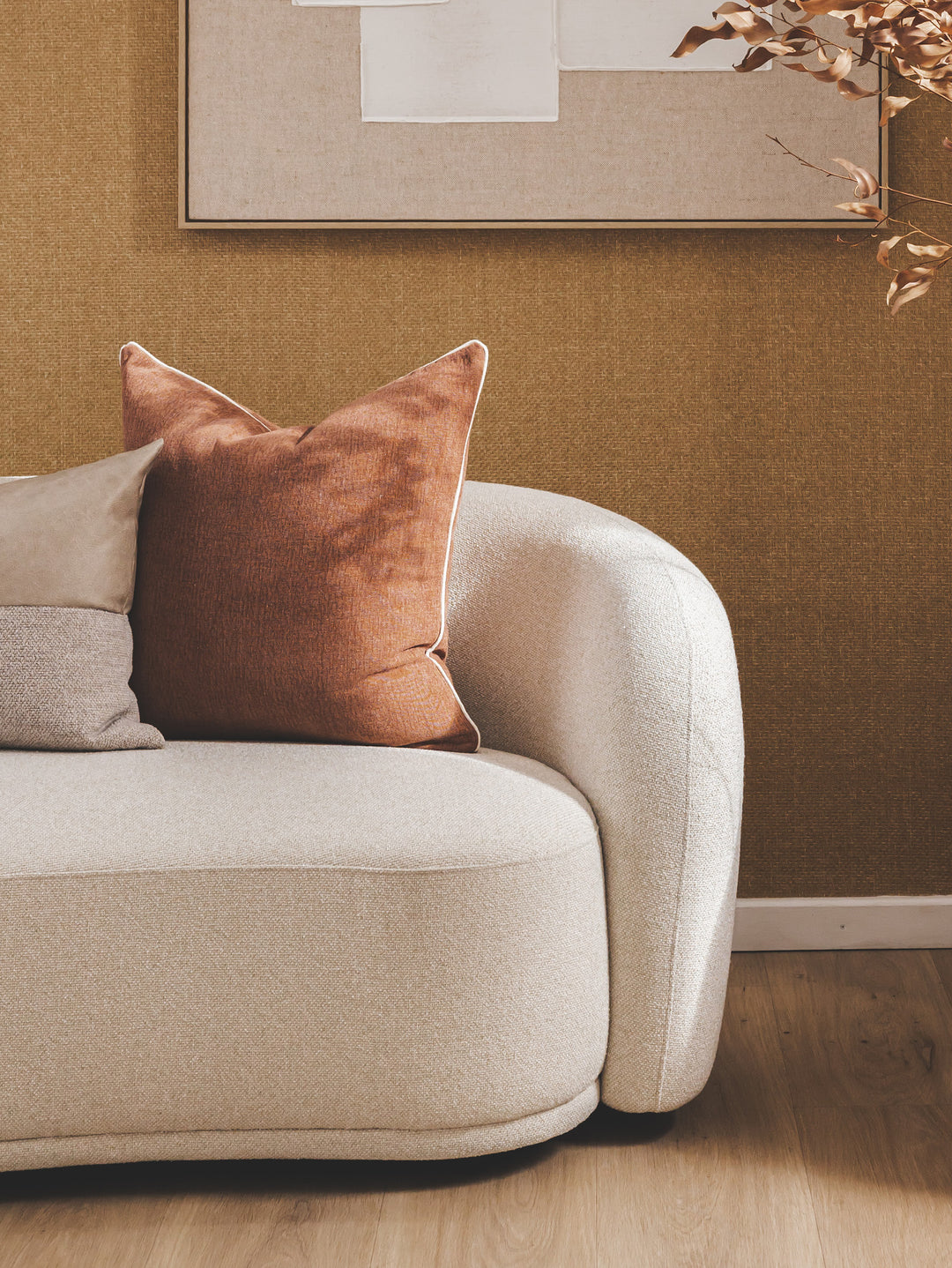 Prague Sofa 3-Seater in Comet Stone