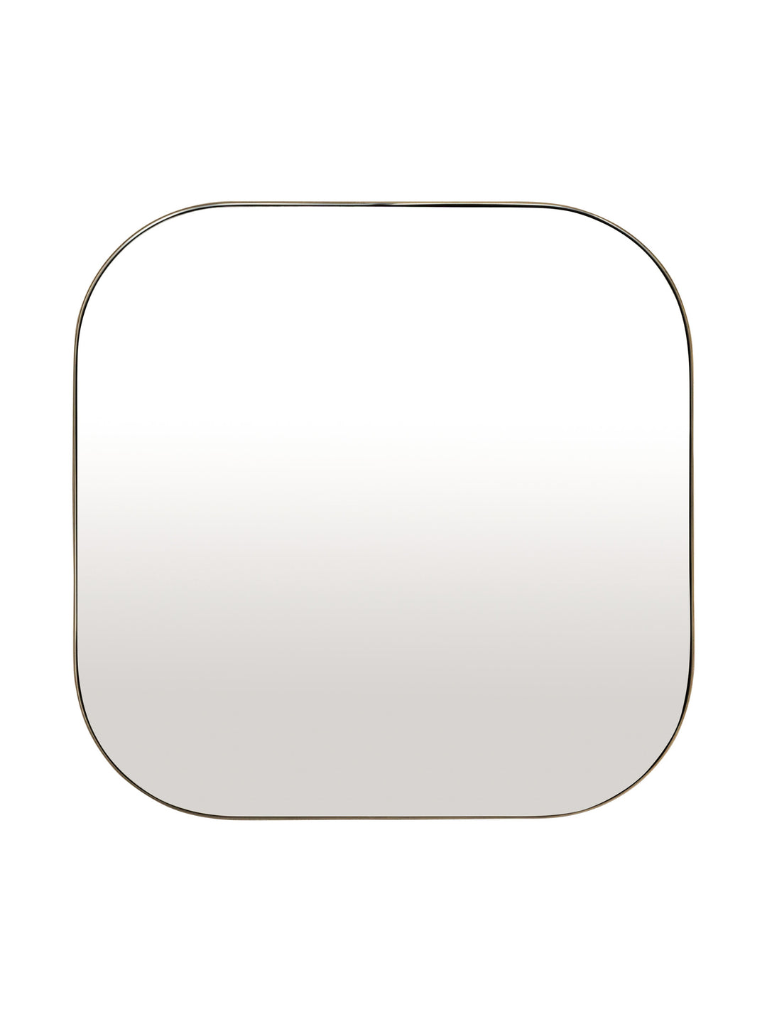 Resia Mirror L in Antique Brass