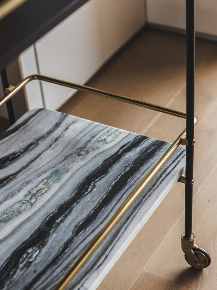 Sable Drinks Trolley in Midnight