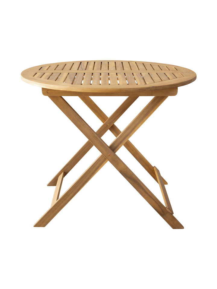 Safari Outdoor Foldable Round Table in Natura