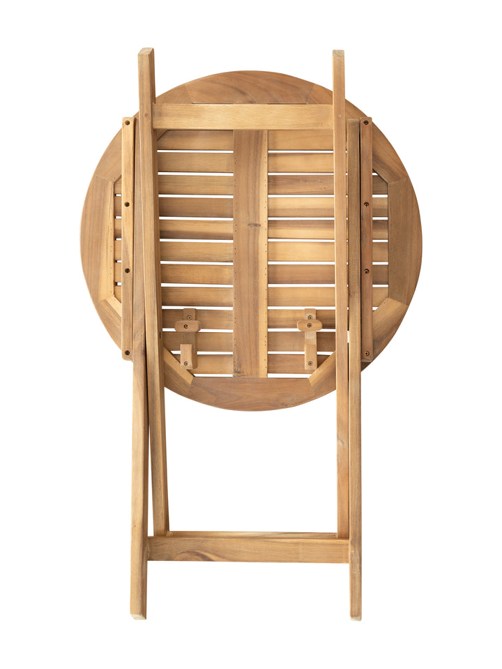 Safari Outdoor Foldable Round Table in Natura