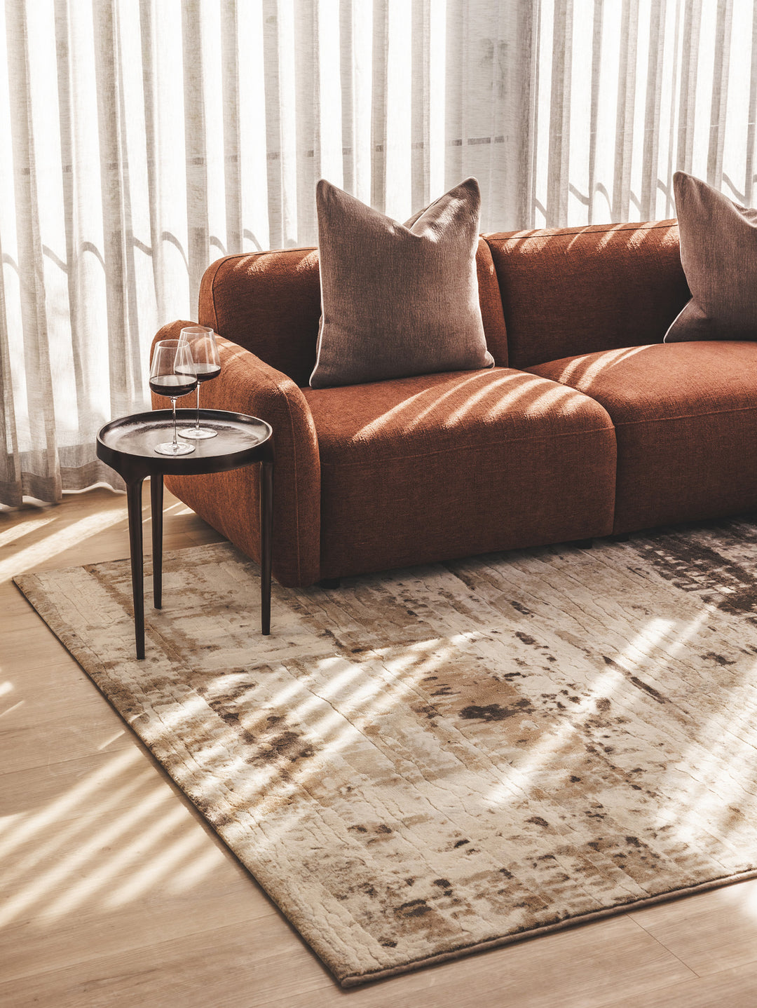 Suspense Rug in Desert Haze