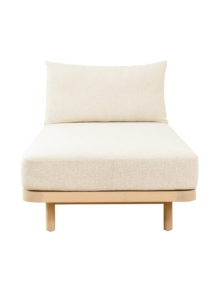 Syros Teak Lounger in Natura