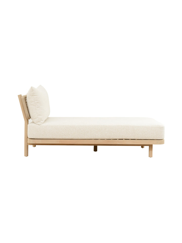 Syros Teak Lounger in Natura