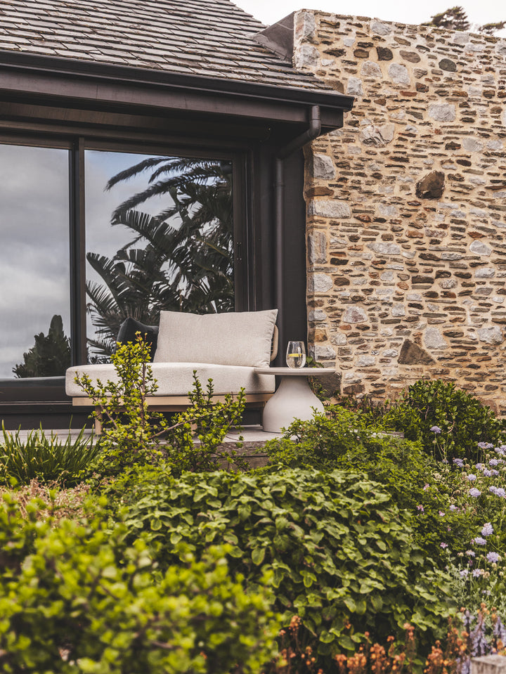 Syros Teak Lounger in Natura