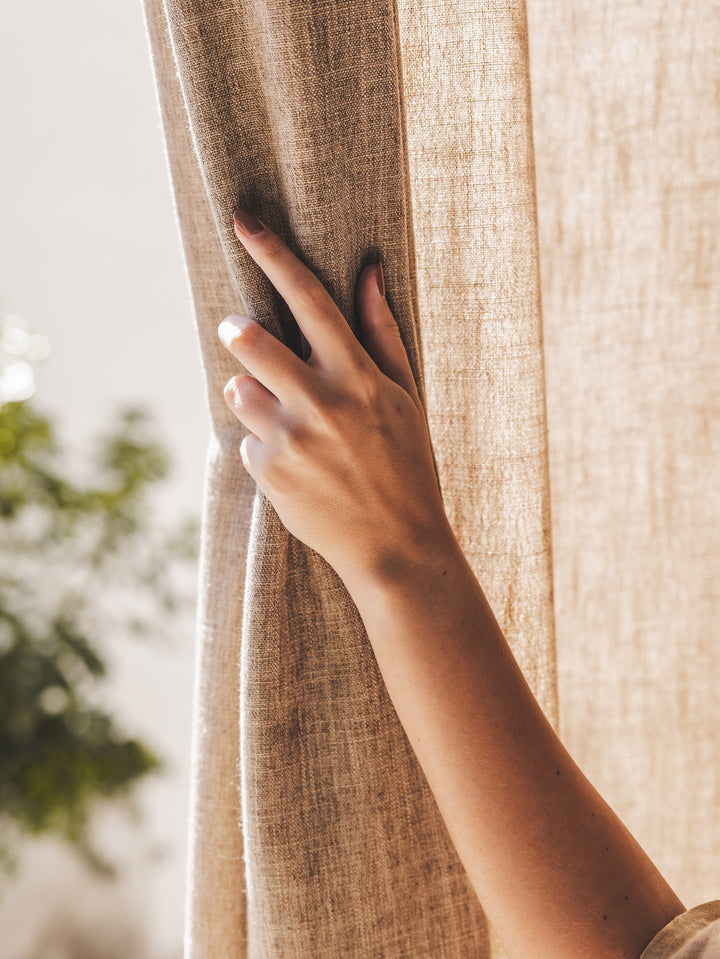 Tabi Ready-Made Unlined Extra Length Curtain