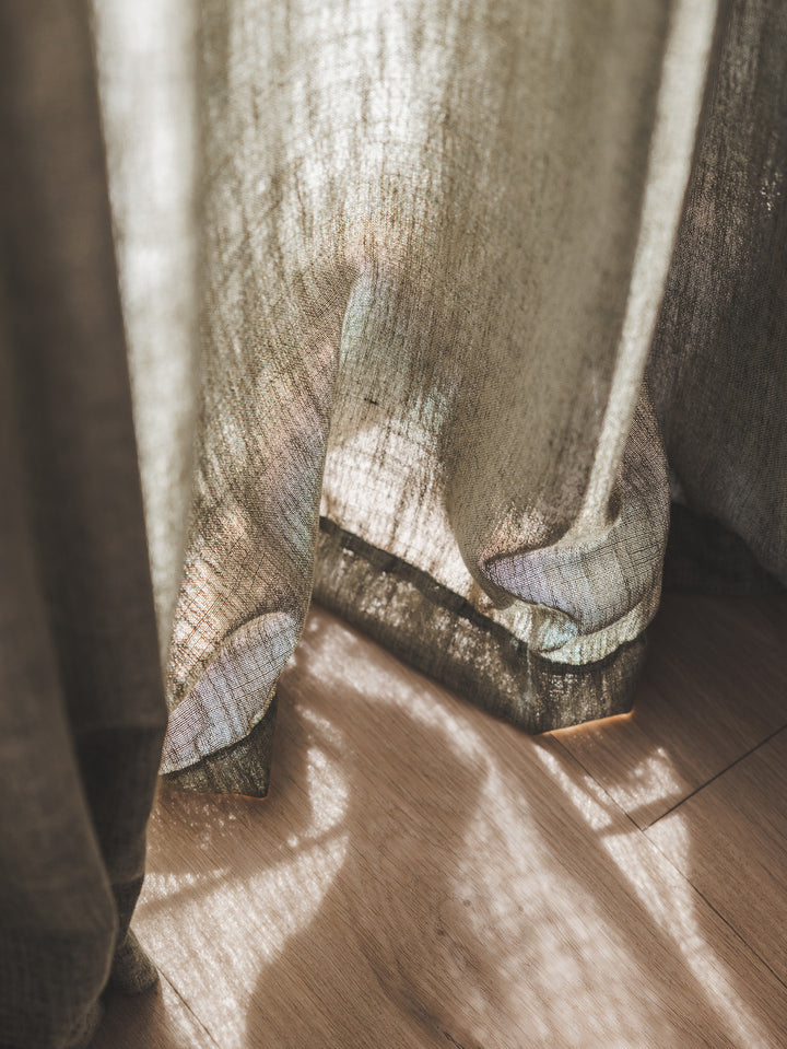 Tabi Ready-Made Unlined Extra Length Curtain