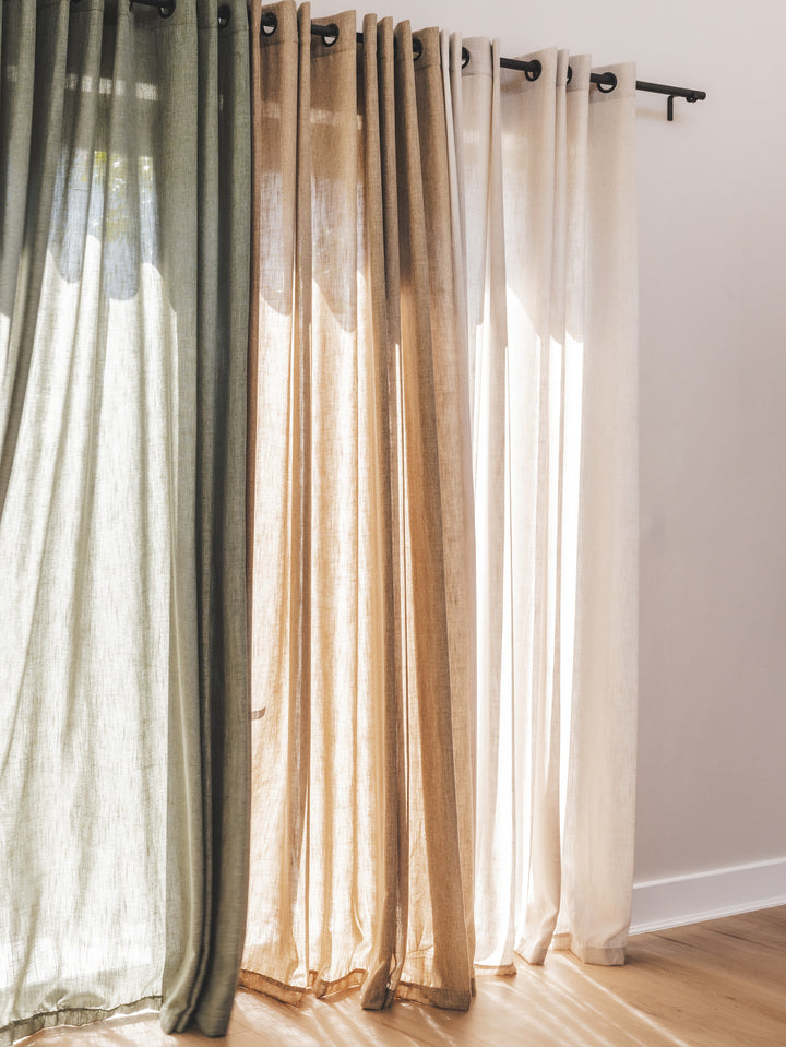 Tabi Ready-Made Unlined Extra Length Curtain