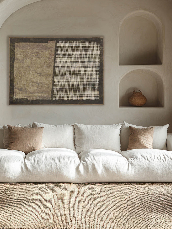 Threadline Wall Art in Praline