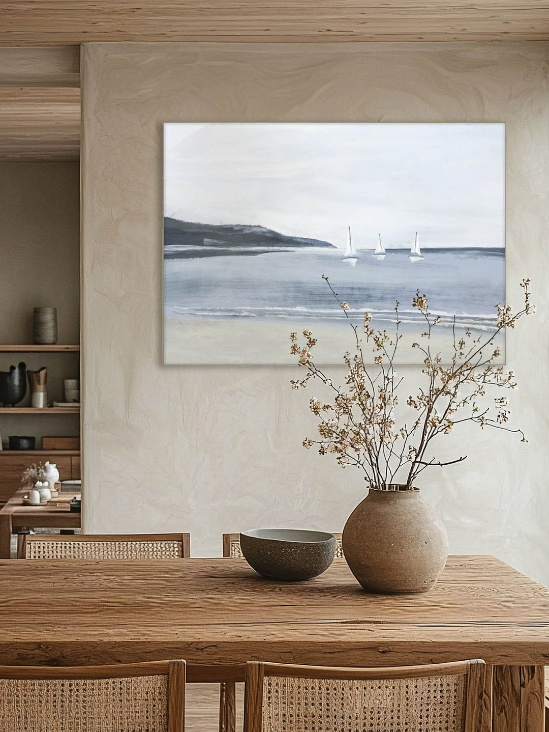 Three at Bay Wall Art in Ocean