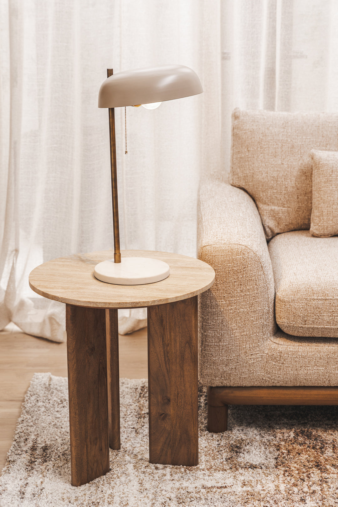 Thrive Side Table in Nutmeg