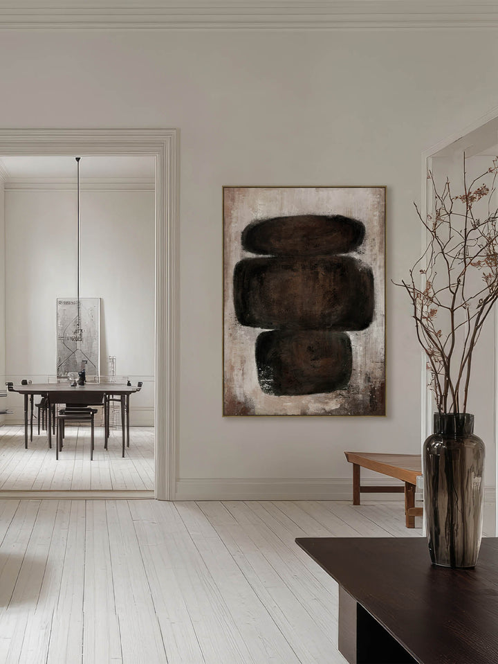 Trifold Wall Art in Terra Noir