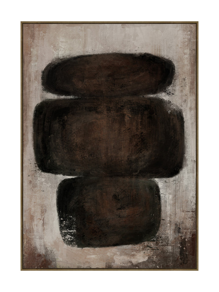 Trifold Wall Art in Terra Noir