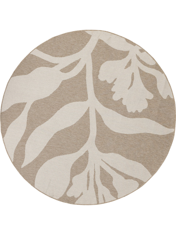 Wildvine Round Rug in Desert