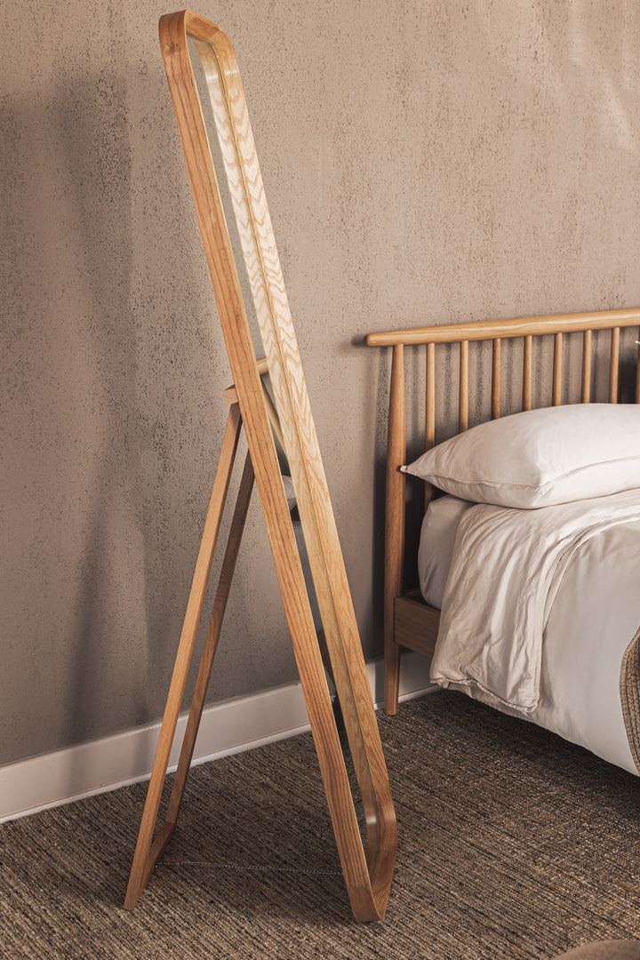 Victor Oak Floor Mirror