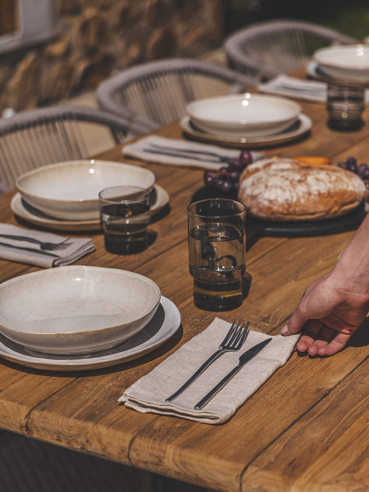 Vintage Linen Napkins Set 4