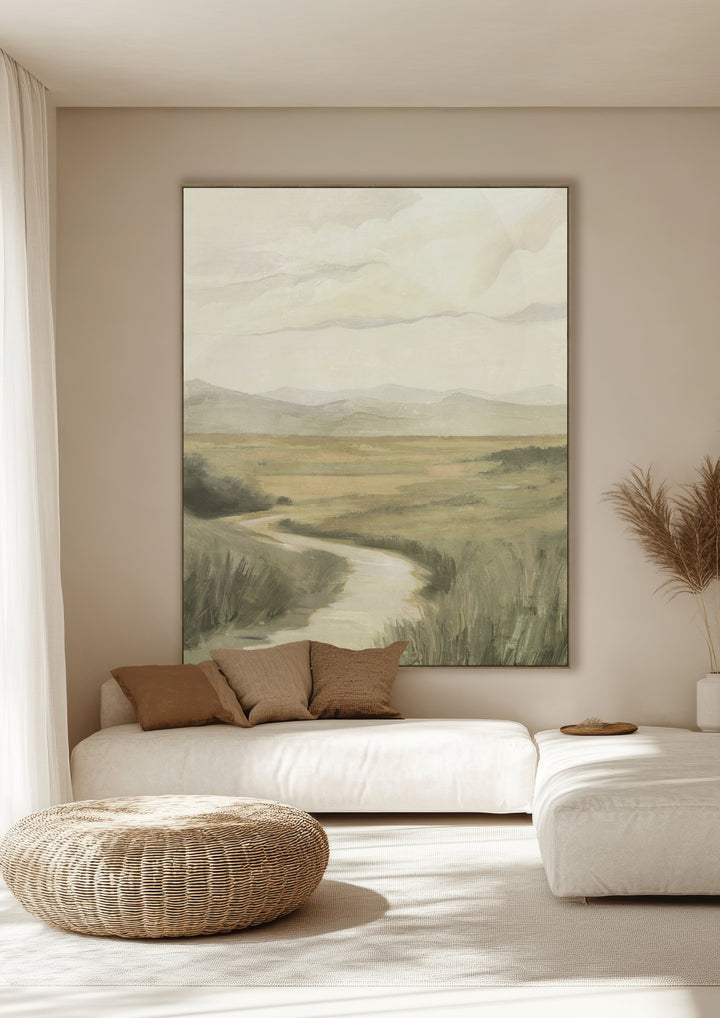 Wandering Trail Wall Art in Meadow