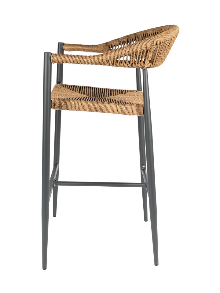 Zion Outdoor Bar Chair - Hertex Haus Online - badge_fully_outdoor