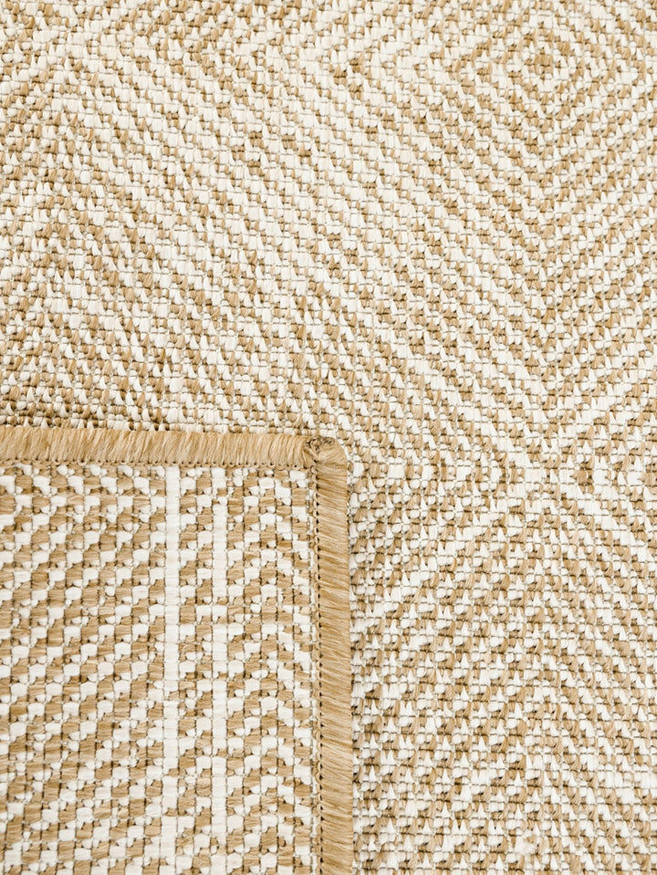 Antonio Outdoor Rug in Jute - Rugs - Hertex Haus - Abstract